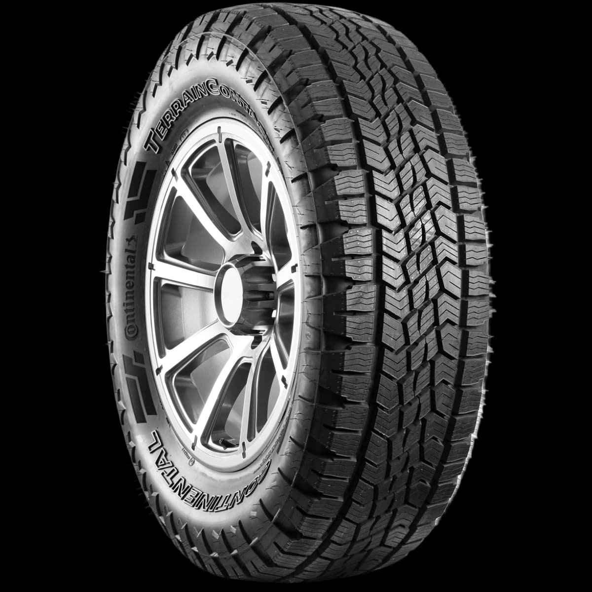 Continental TerrainContact A/T2 17" angled tire