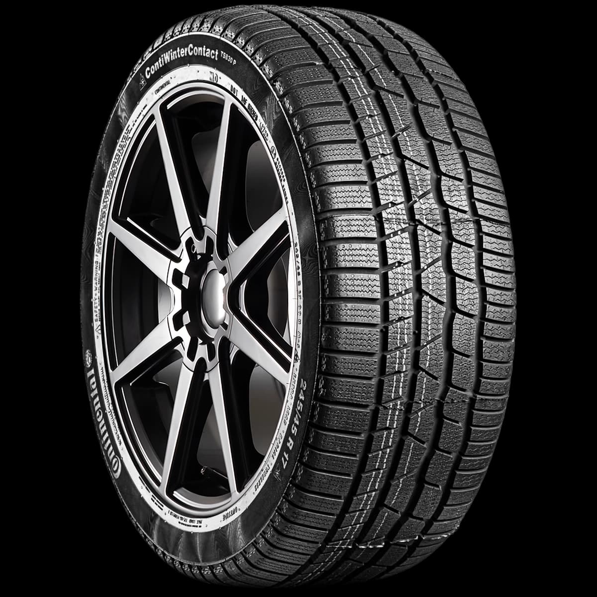 Continental WinterContact TS 830P 17" angled tire