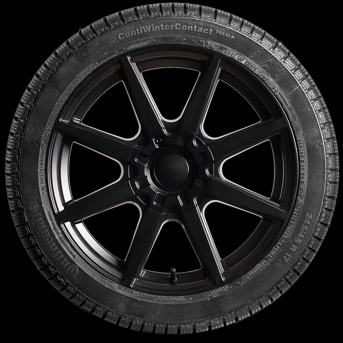 Continental WinterContact TS 830P 17" side tire