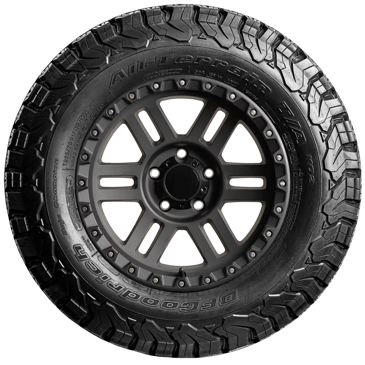 BFGoodrich All-Terrain T/A KO2 17" side tire