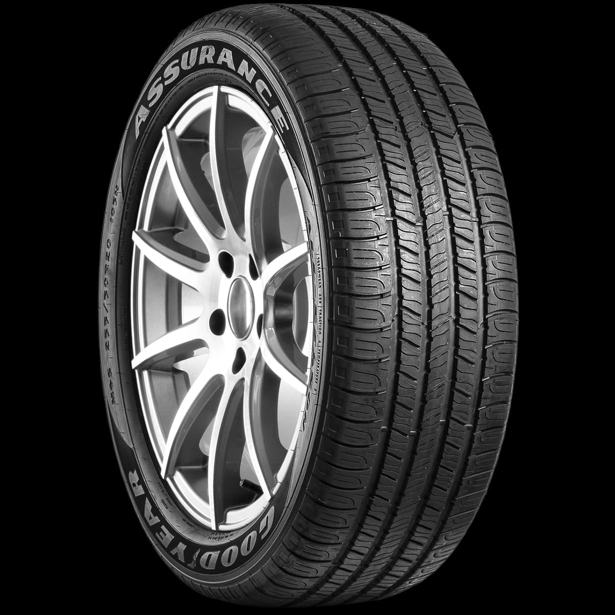 Goodyear Assurance All Season 20" angled tire