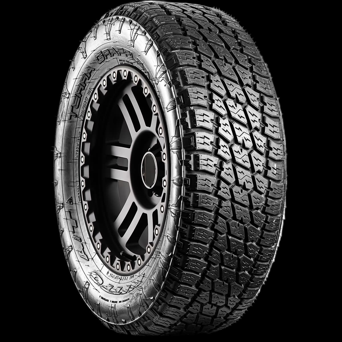 Nitto Terra Grappler G2 17" angled tire