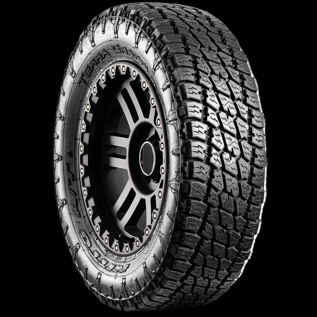 Nitto Terra Grappler G2 17" angled tire