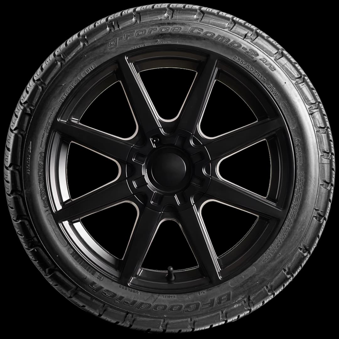 BFGoodrich g-Force COMP-2 A/S 17" side tire