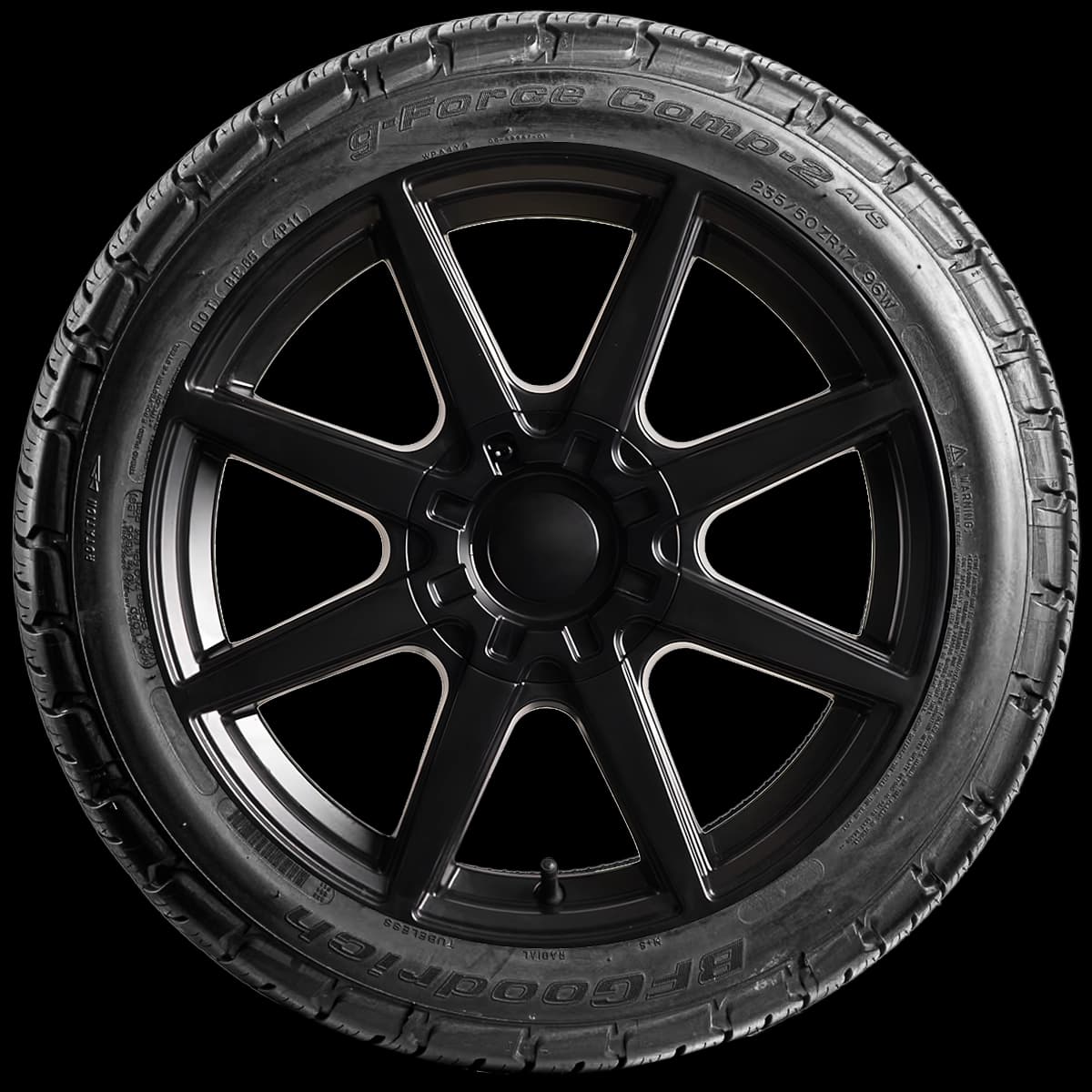BFGoodrich g-Force COMP-2 A/S 17" side tire