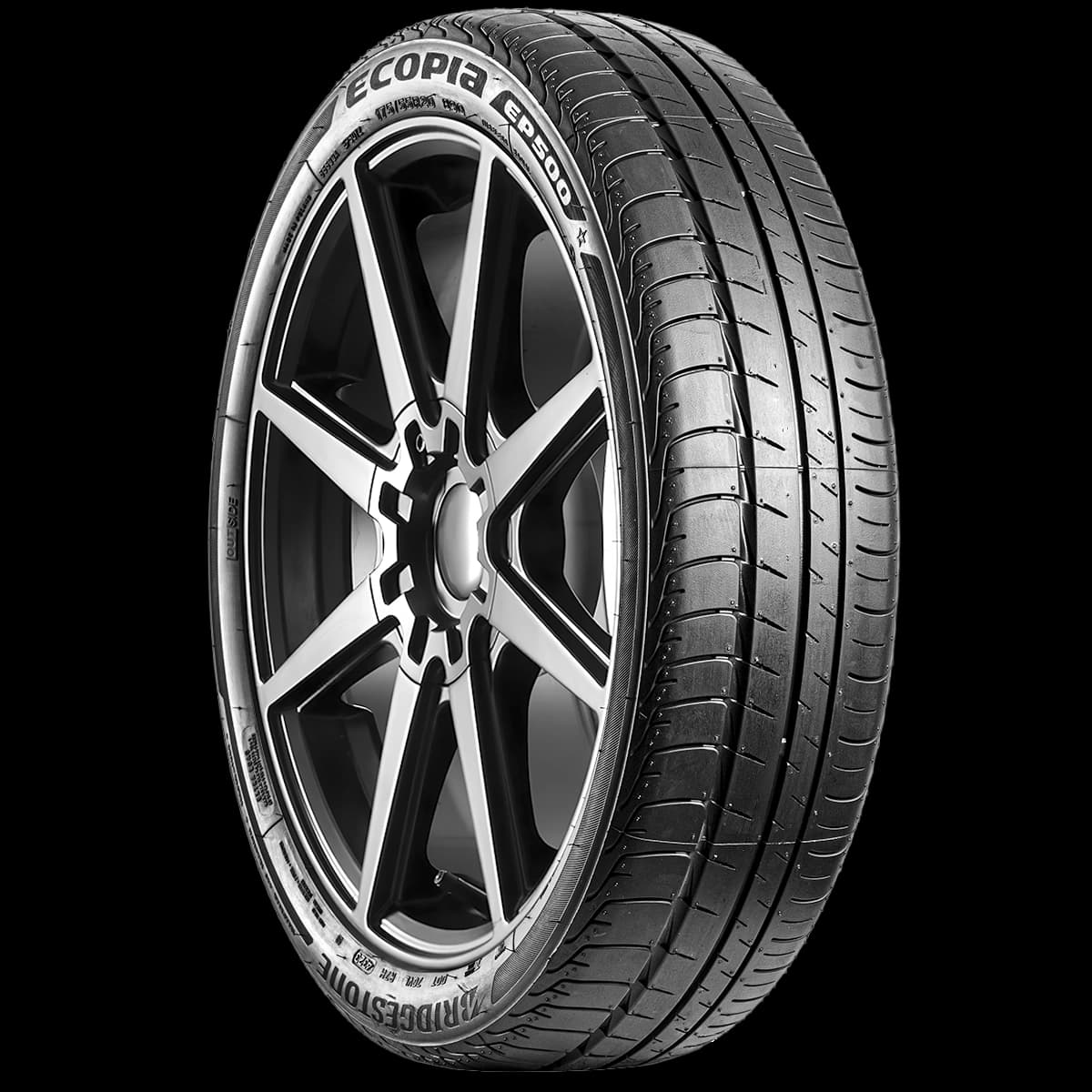 Bridgestone Ecopia EP-500 20" angled tire