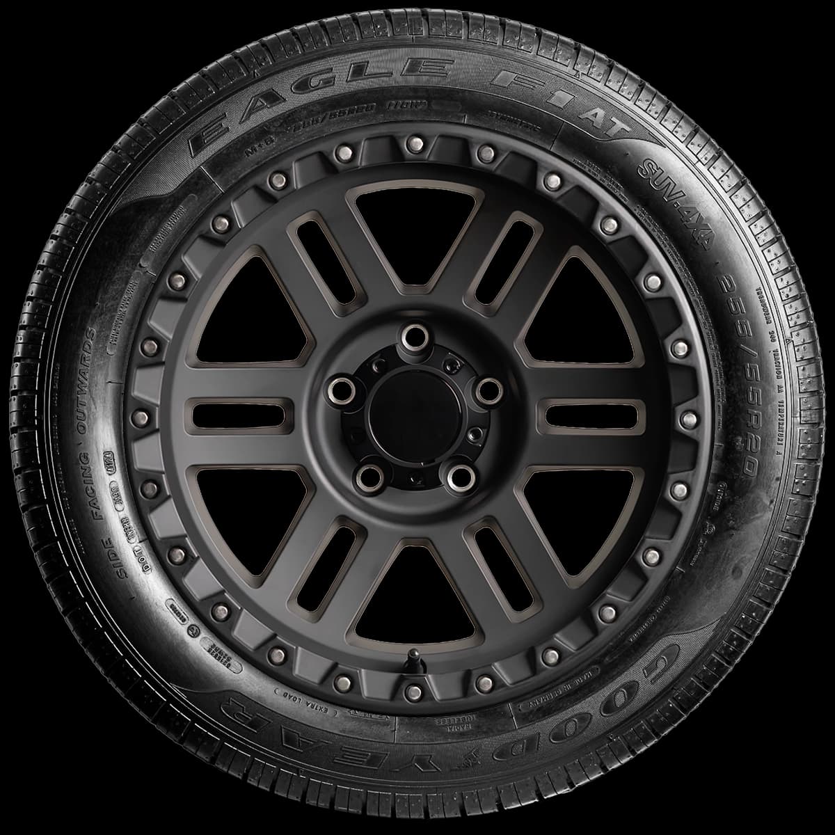 Goodyear Eagle F1 Asymmetric SUV AT 20" side tire