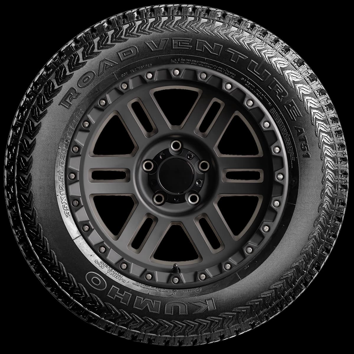 Kumho Road Venture AT51 20" side tire
