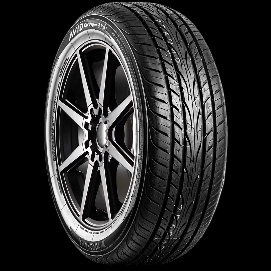 Yokohama AVID ENVigor 17" angled tire