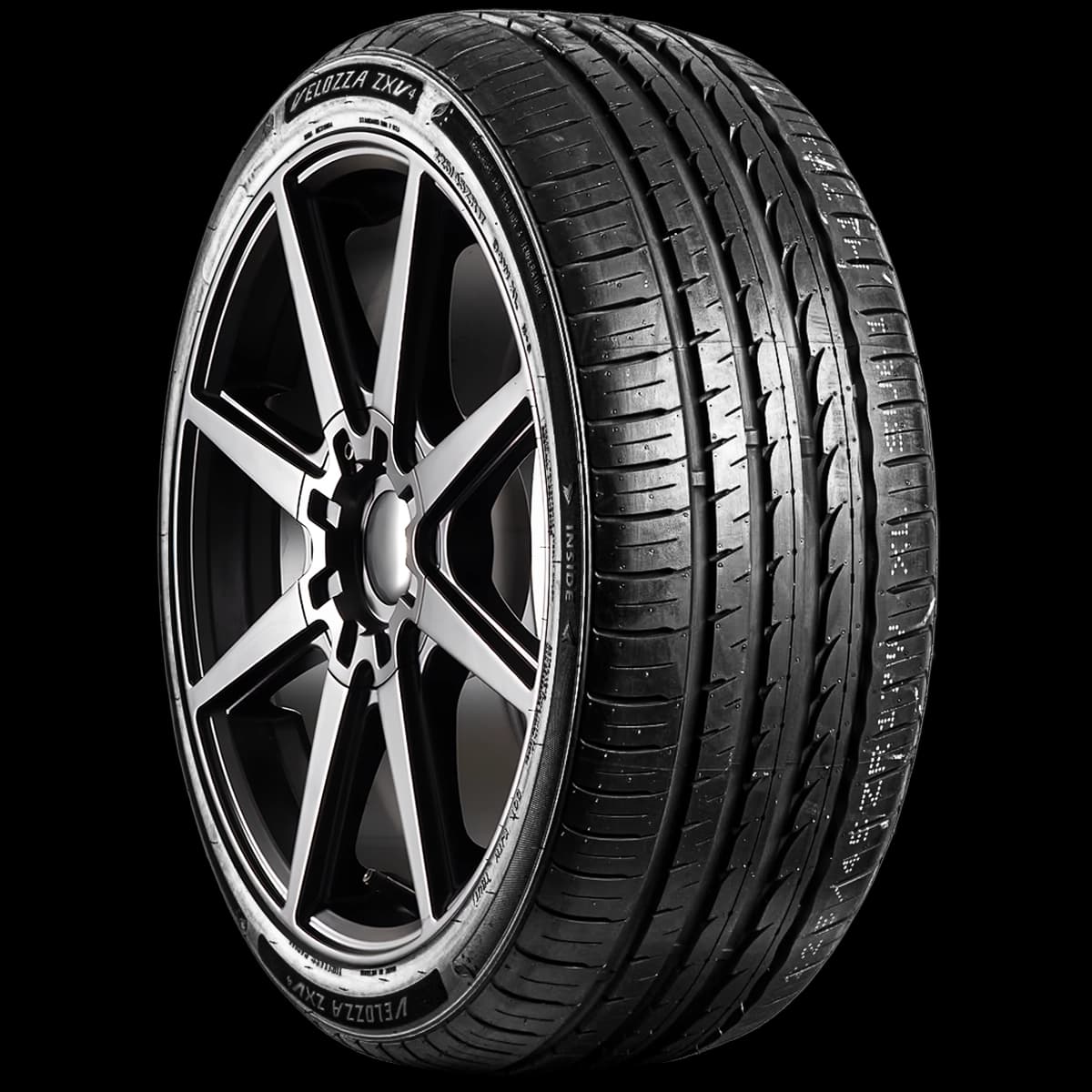 TBC Velozza ZXV4 17" angled tire