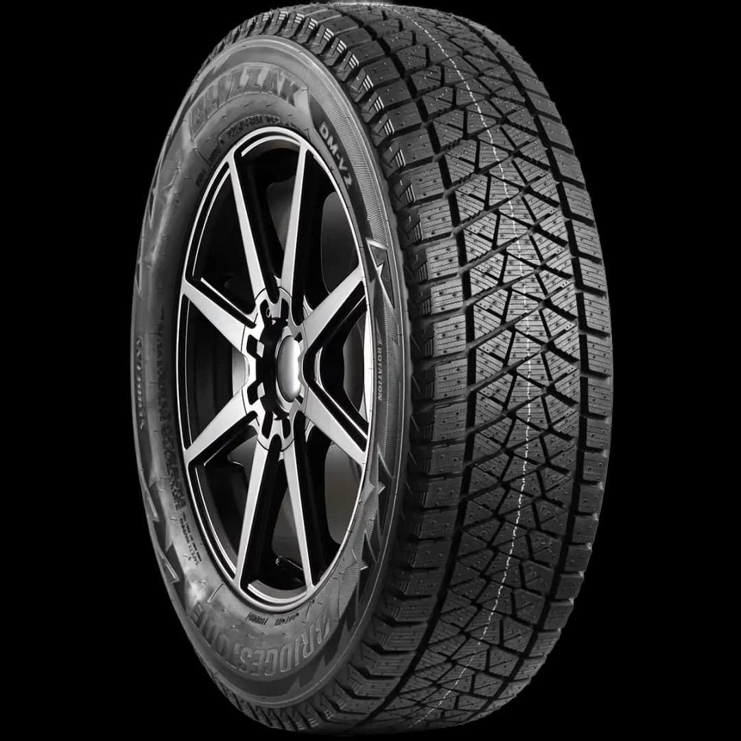 Bridgestone Blizzak DM-V2 17" angled tire