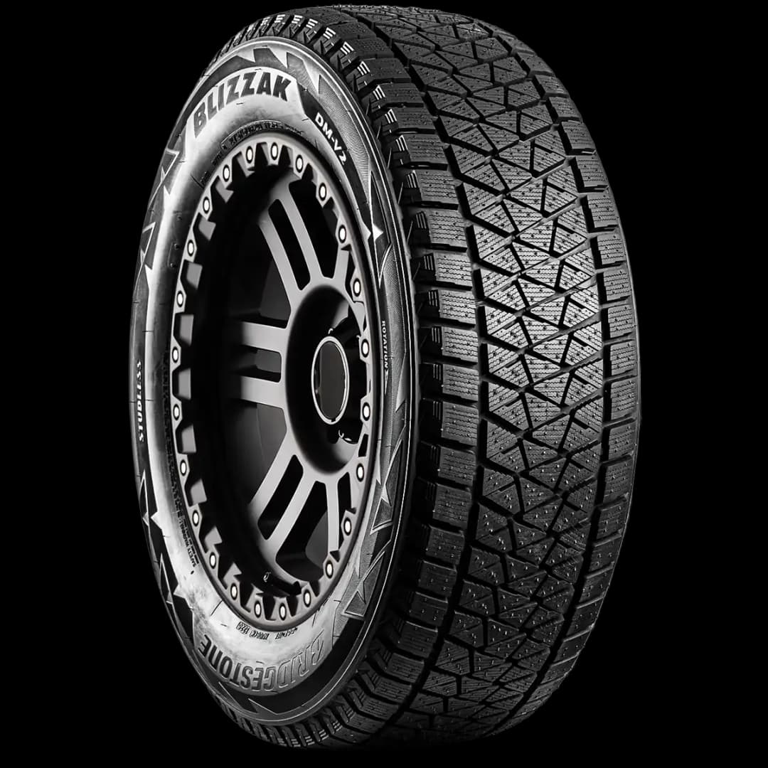 Bridgestone Blizzak DM-V2 20" angled tire