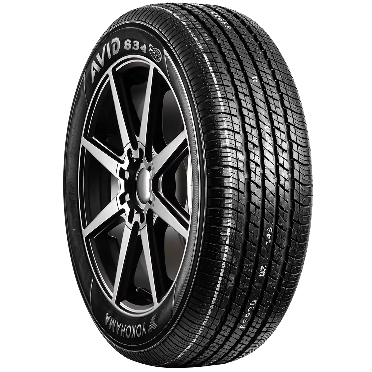 Yokohama BluEarth S34 17" angled tire