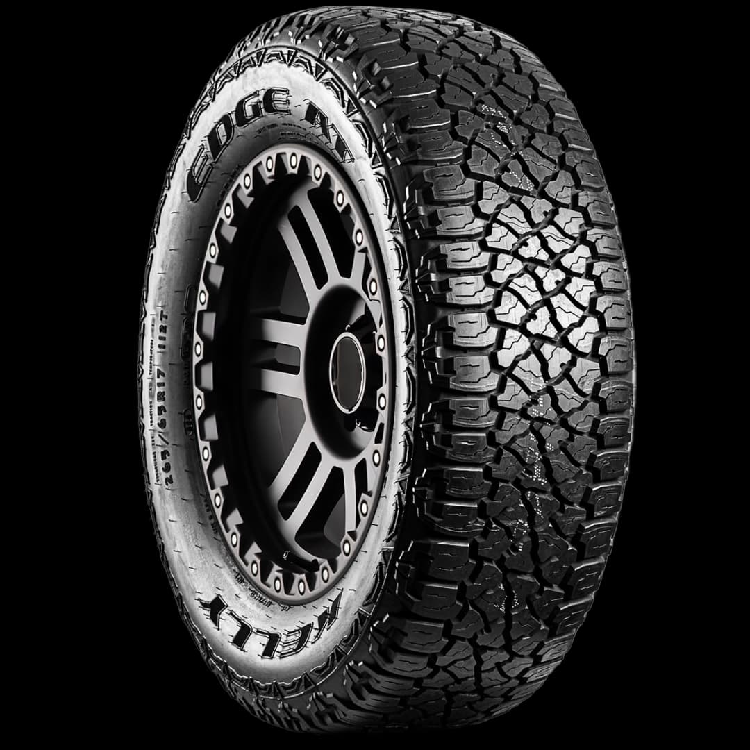 Kelly Edge All Terrain (Kelly is a Goodyear Brand) 17" angled tire