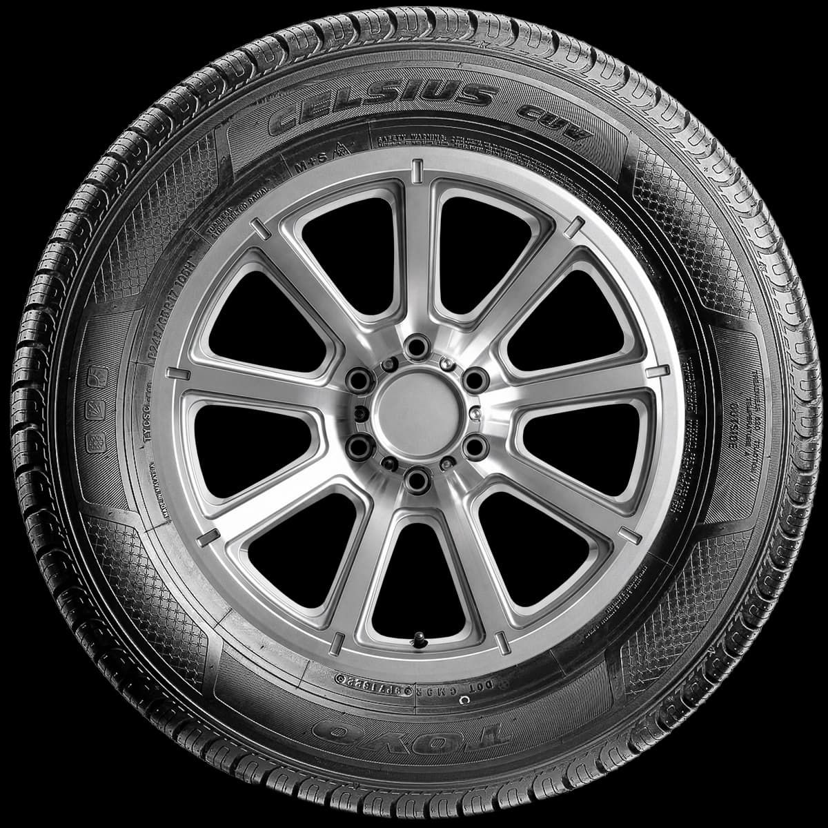 Toyo Celsius CUV 17" side tire