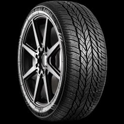 Vogue Custom Built Gold Stripe 17" angled tire