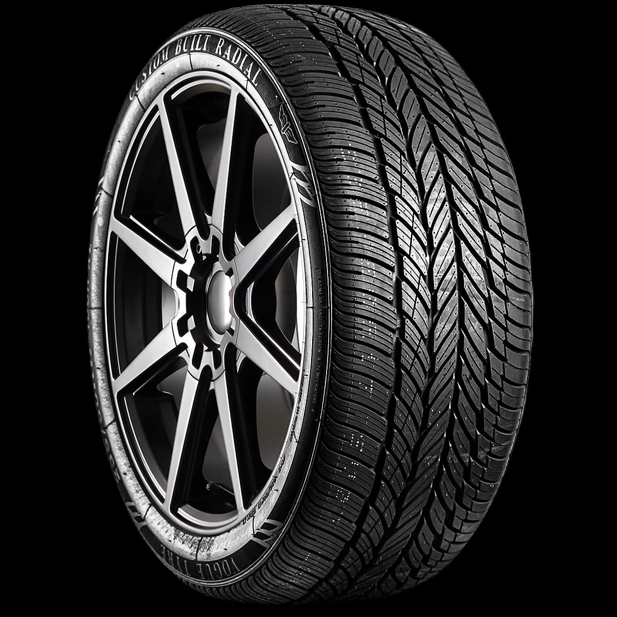 Vogue Custom Built Gold Stripe 17" angled tire