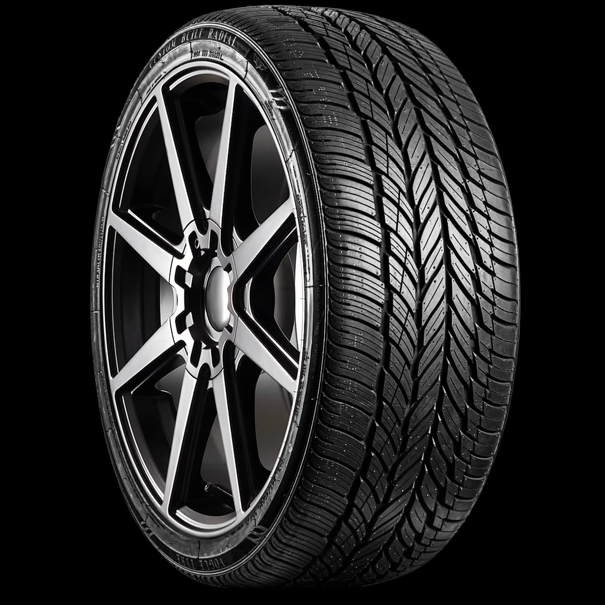 Vogue Custom Built Gold Stripe 20" angled tire