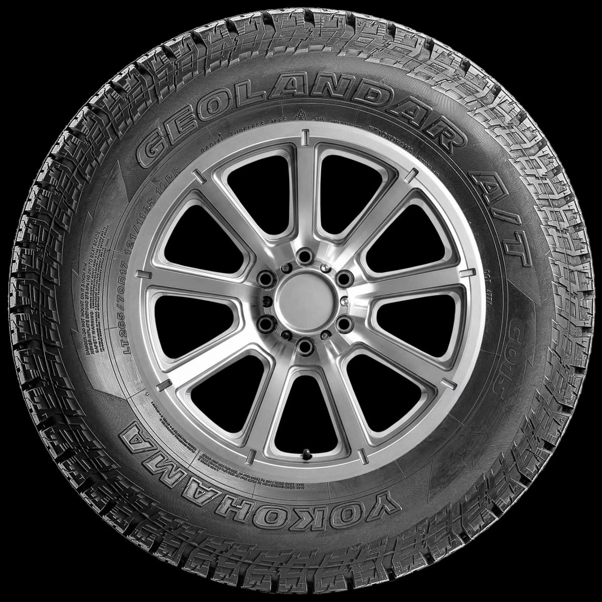 Yokohama Geolandar A/T G015 17" side tire