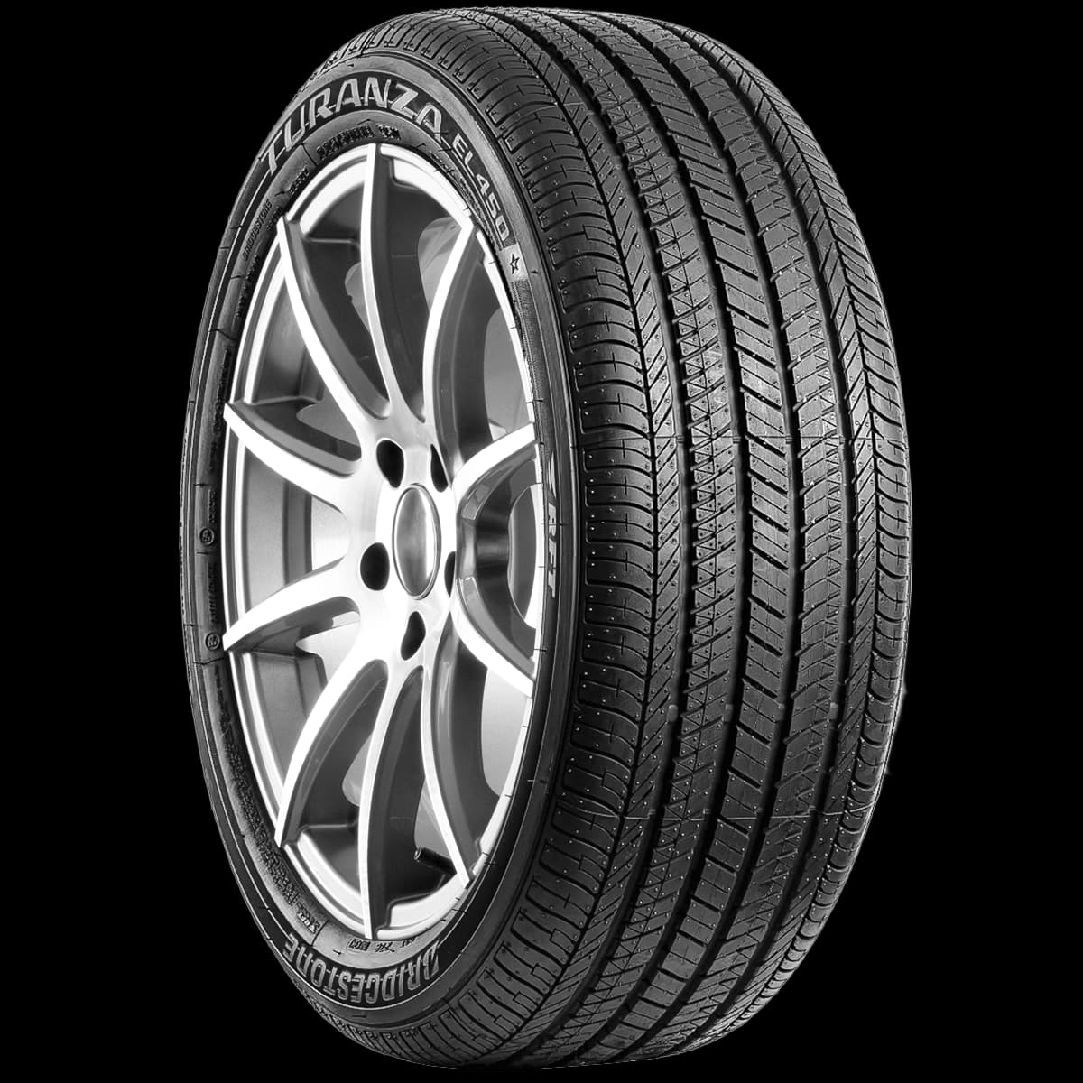 Bridgestone Turanza EL450 17" angled tire