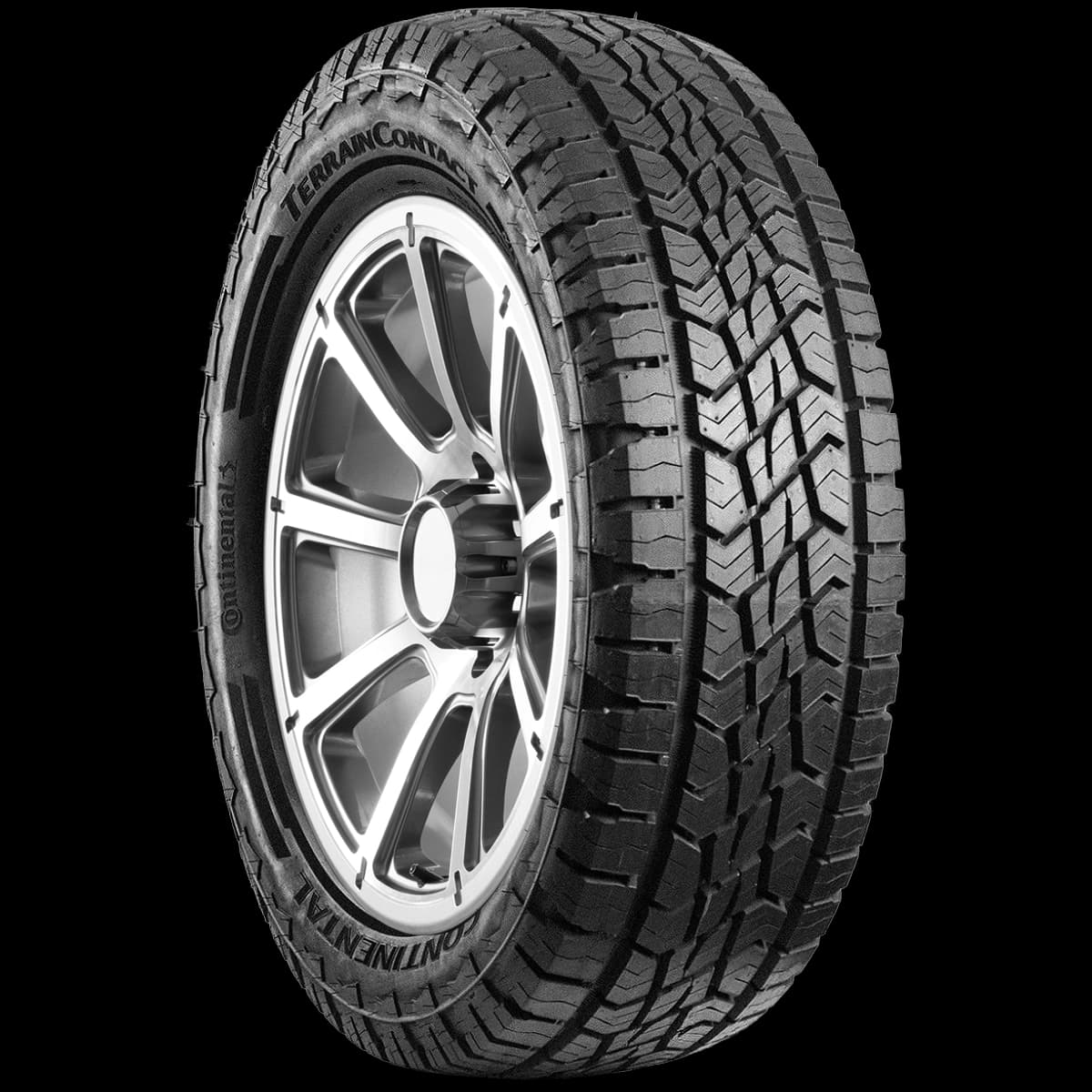 Continental TerrainContact A/T 20" angled tire