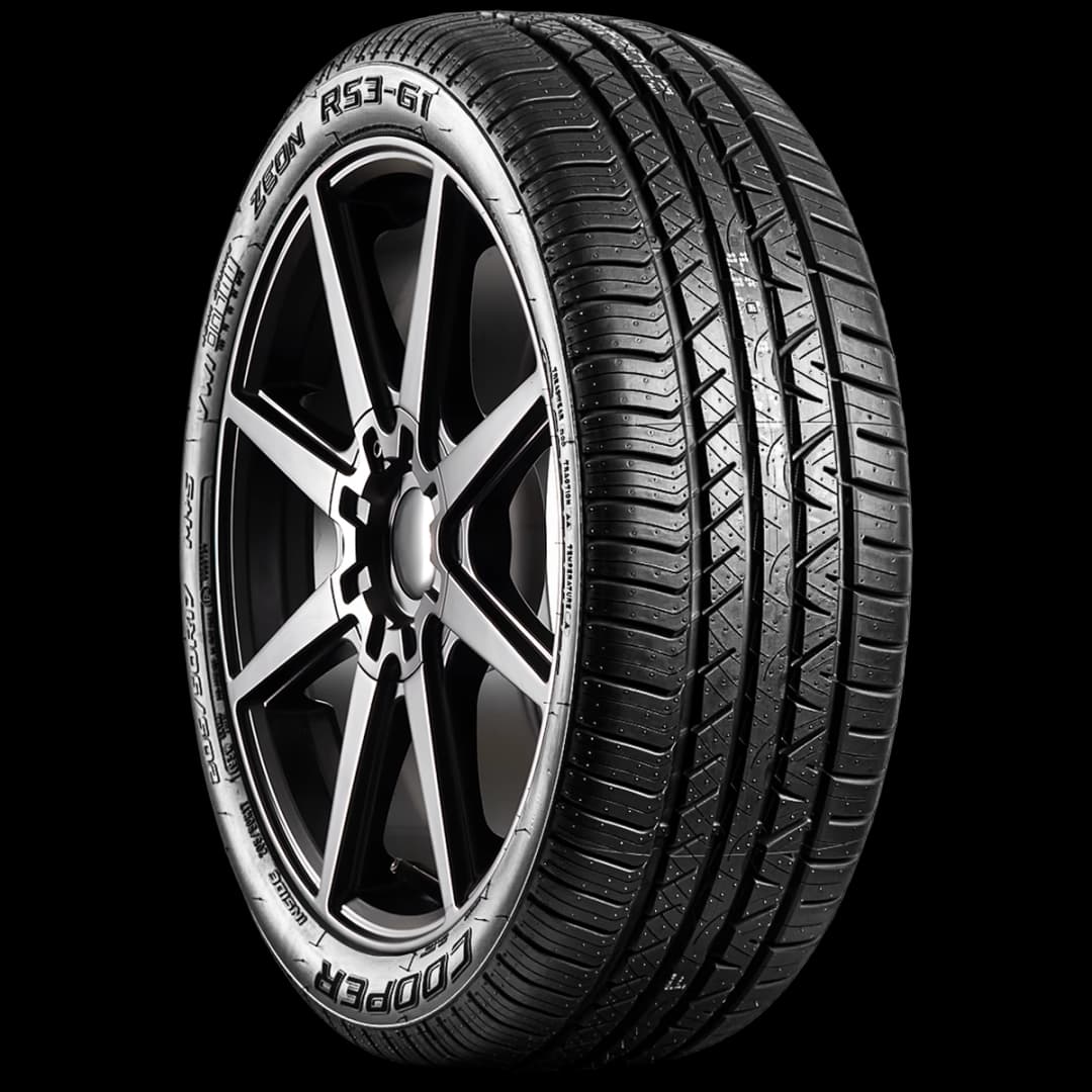 Cooper Zeon RS3-G1 17" angled tire