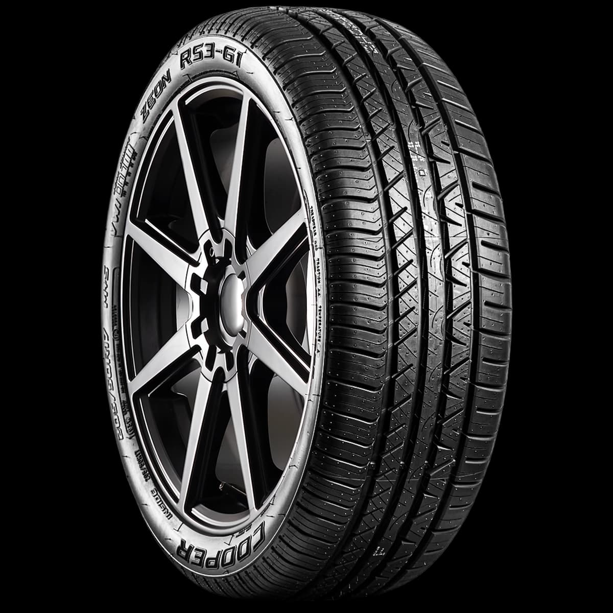 Cooper Zeon RS3-G1 17" angled tire