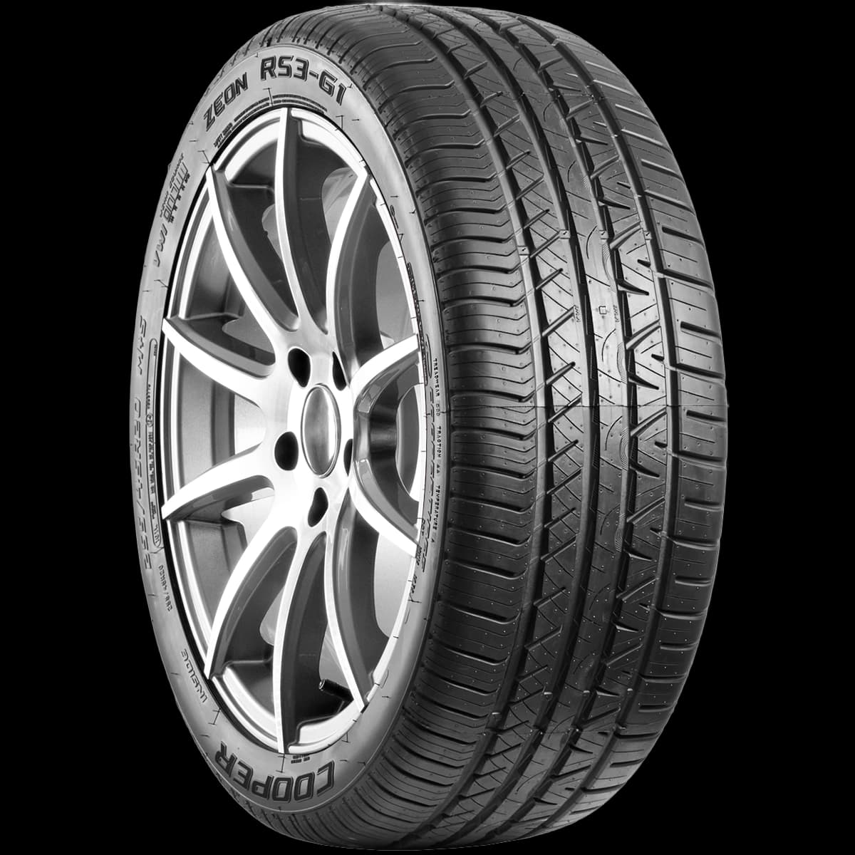Cooper Zeon RS3-G1 20" angled tire
