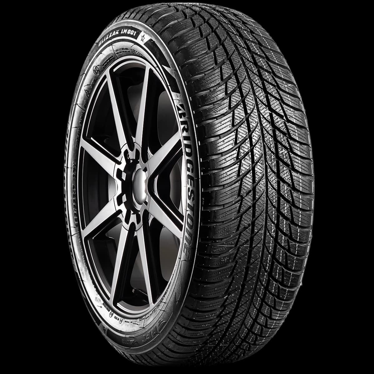 Bridgestone Blizzak  LM001 17" angled tire