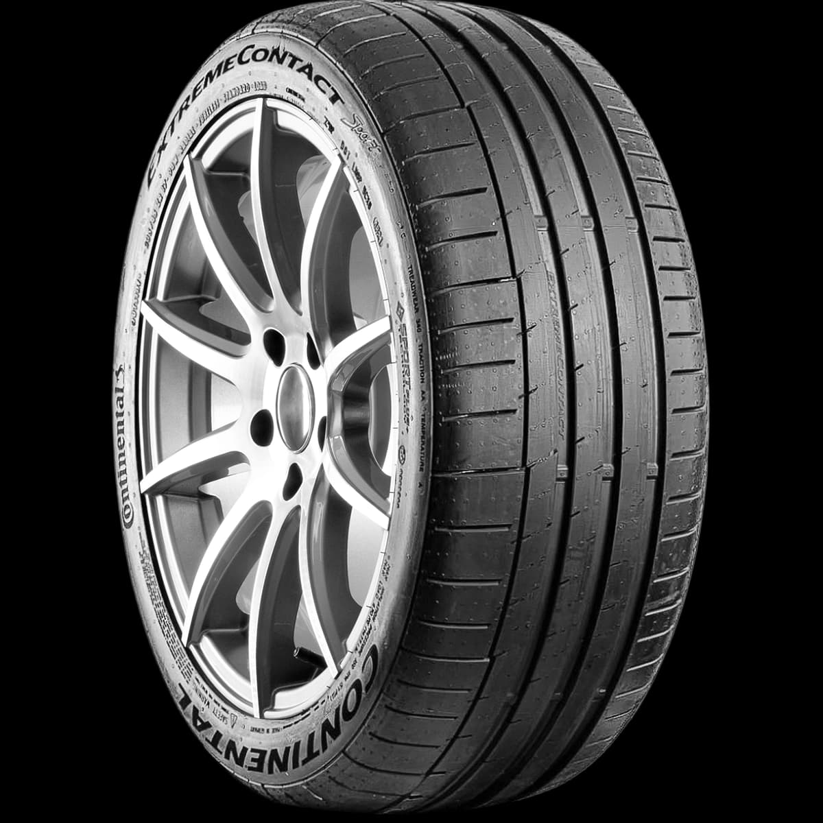 Continental ExtremeContact Sport 17" angled tire