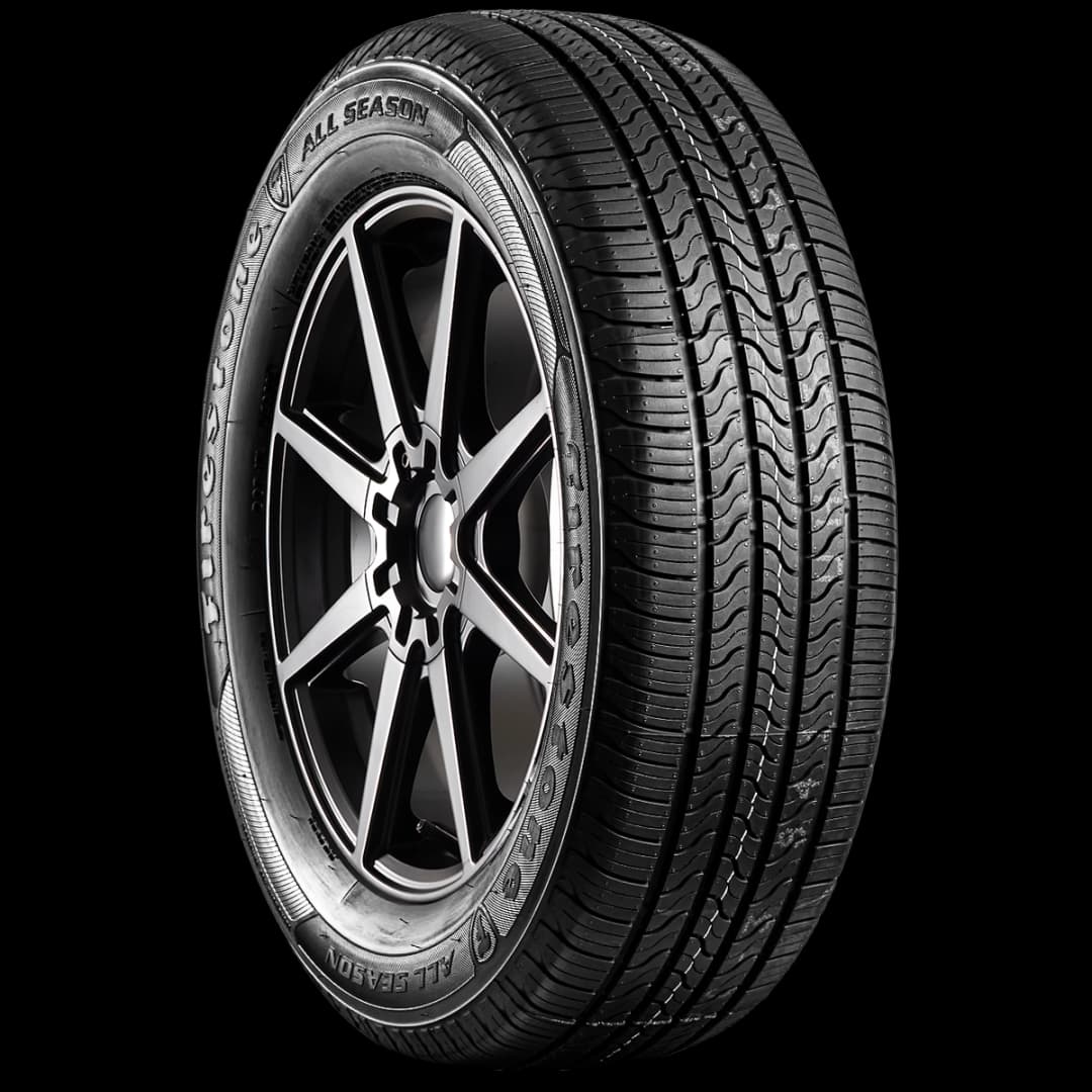Firestone All Season 17" angled tire