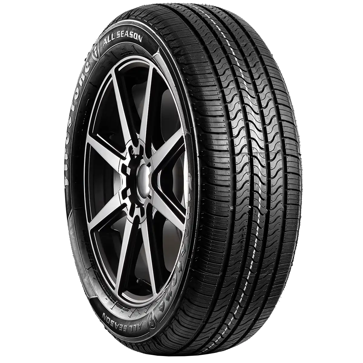 Firestone All Season 20" angled tire
