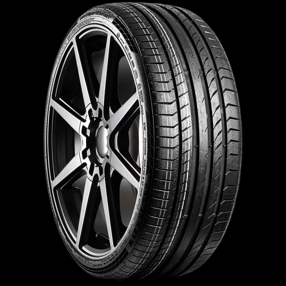 Continental Sport Contact 5 Silent 20" angled tire