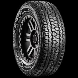 Fuzion A/T 17" angled tire