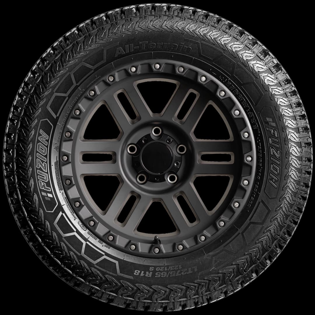 Fuzion A/T 17" side tire