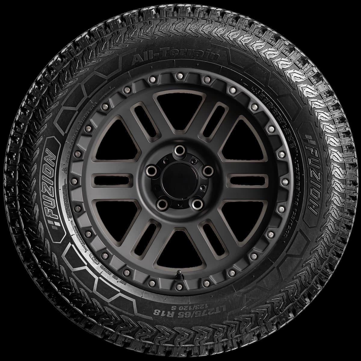 Fuzion A/T 17" side tire