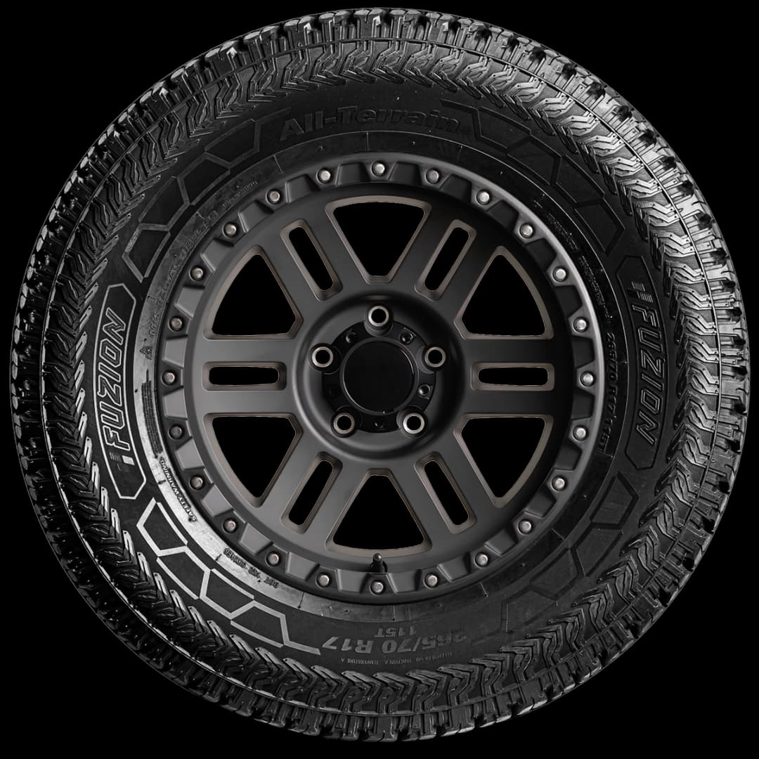 Fuzion A/T 17" side tire