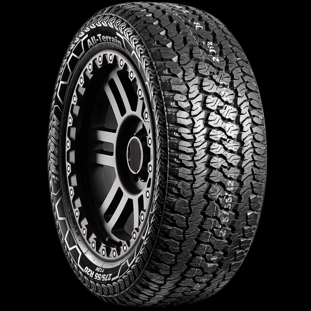 Fuzion A/T 20" angled tire