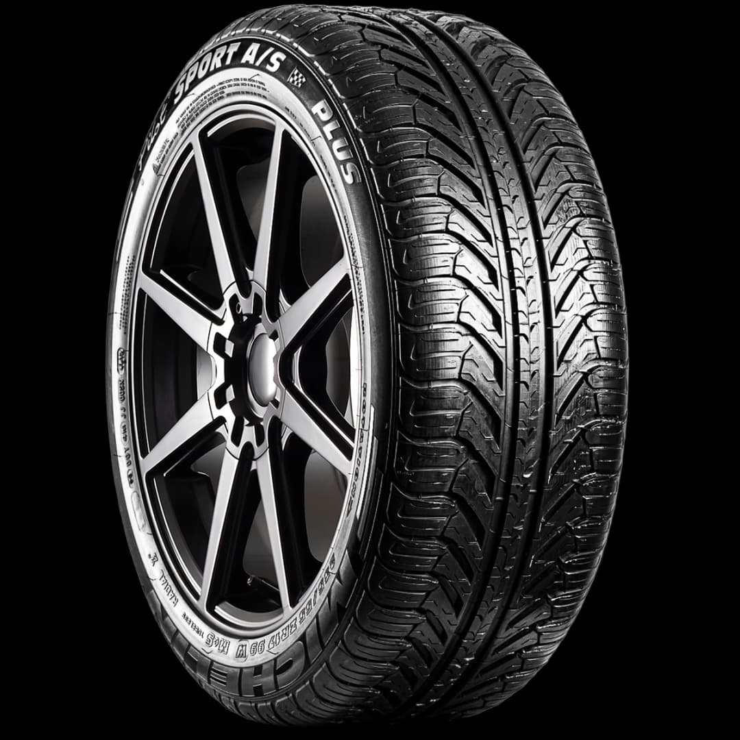 Michelin Pilot Sport A/S + 17" angled tire