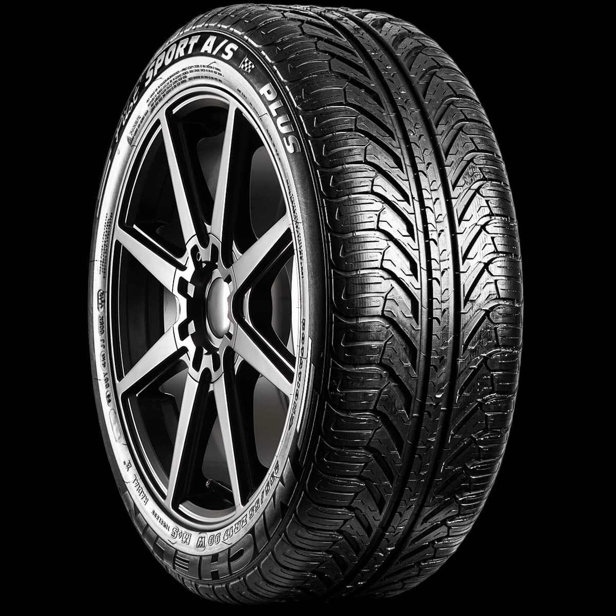 Michelin Pilot Sport A/S + 17" angled tire