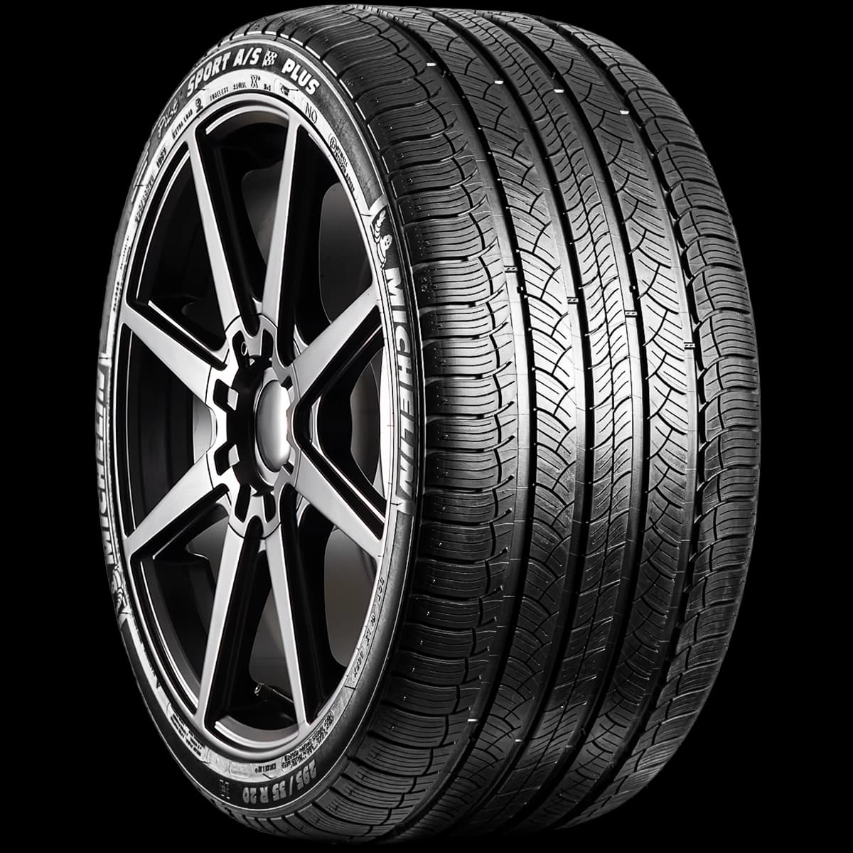 Michelin Pilot Sport A/S + 20" angled tire