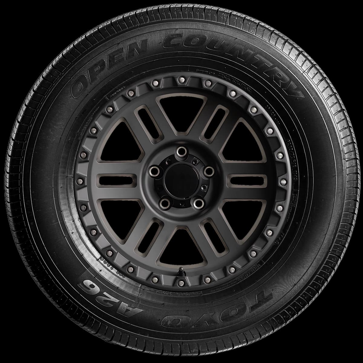 Toyo Open Country A26 17" side tire