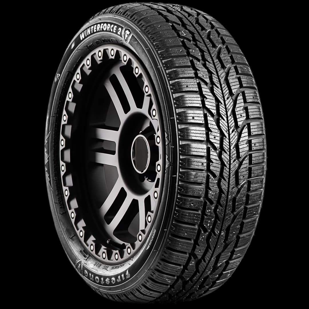 Firestone Winterforce 2 17" angled tire