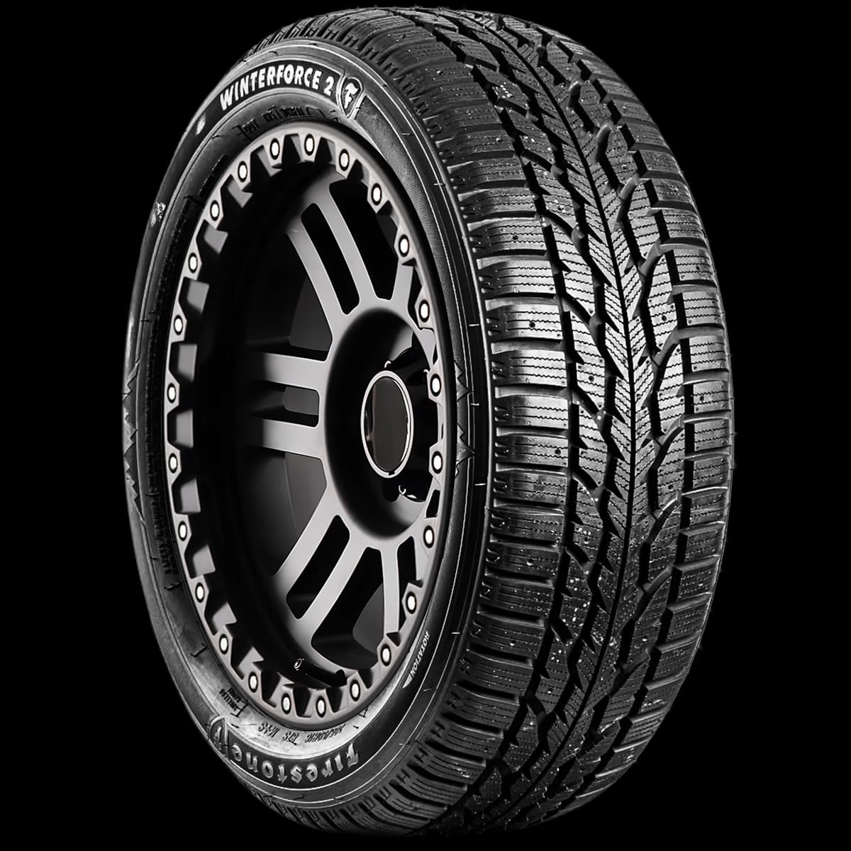 Firestone Winterforce 2 17" angled tire