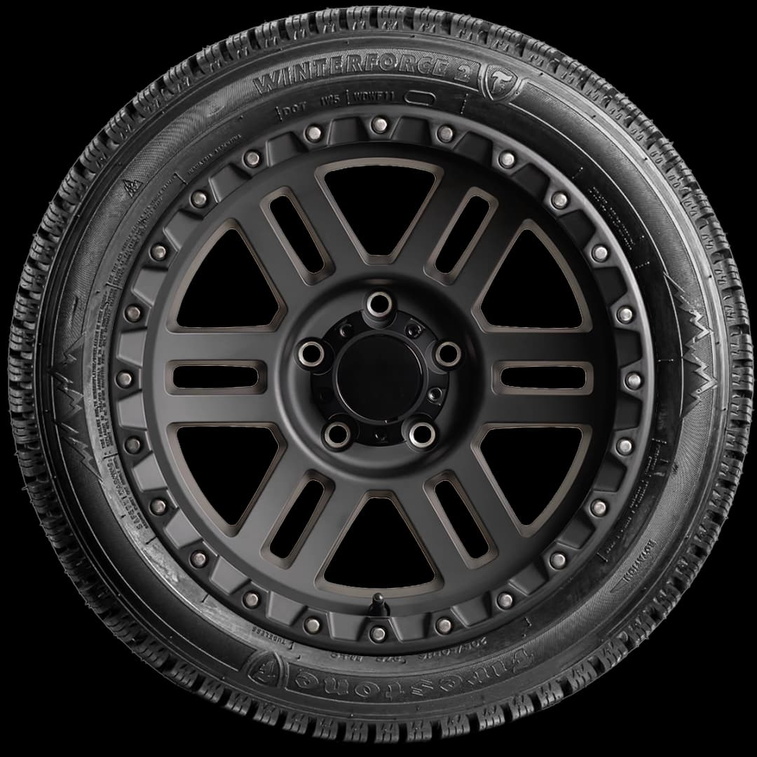 Firestone Winterforce 2 17" side tire