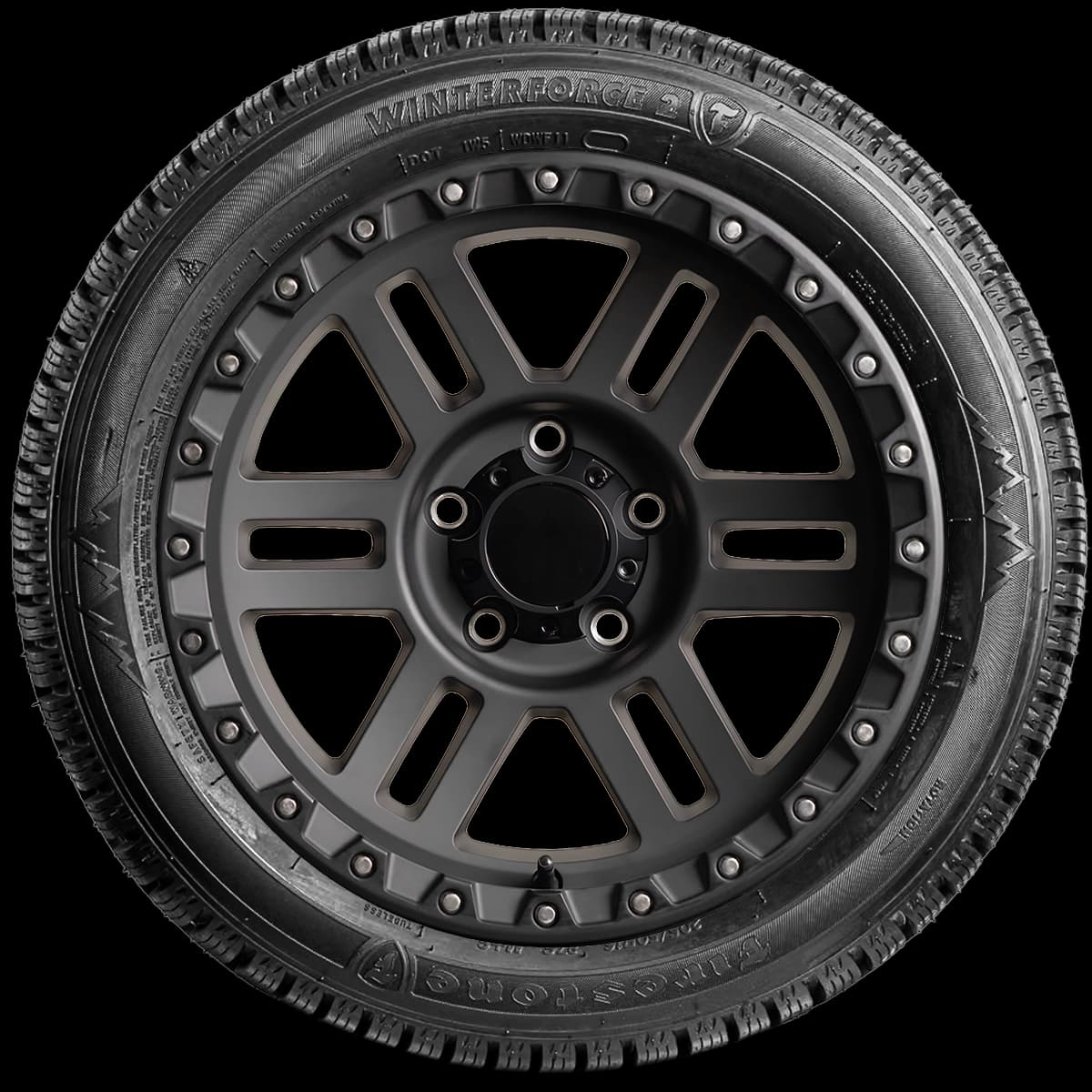 Firestone Winterforce 2 17" side tire