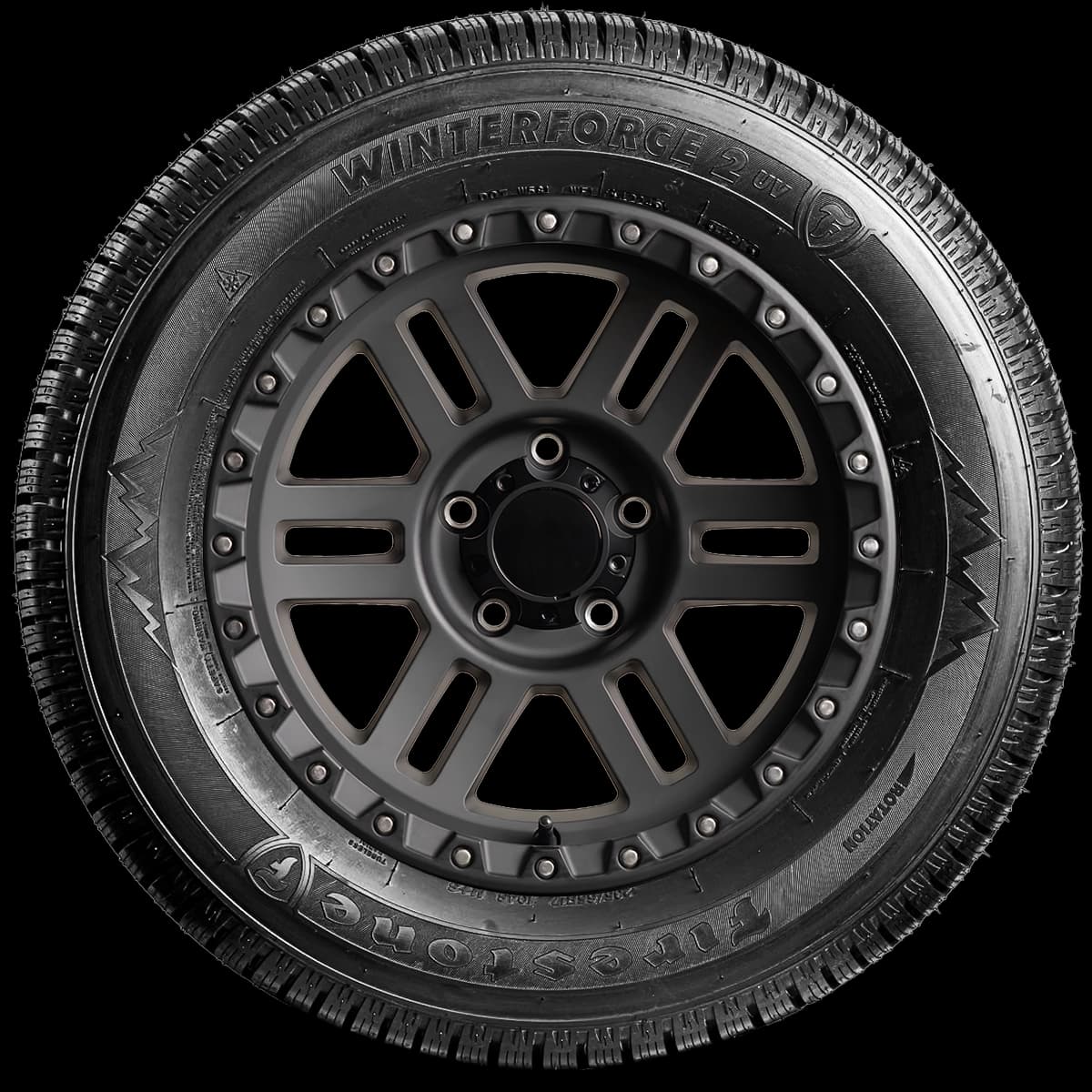 Firestone Winterforce 2 UV 17" side tire