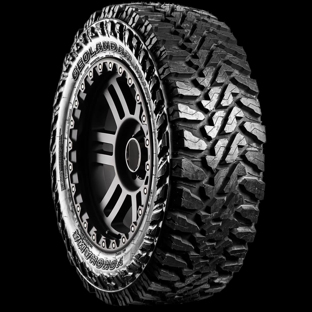 Yokohama Geolandar MT G003 20" angled tire
