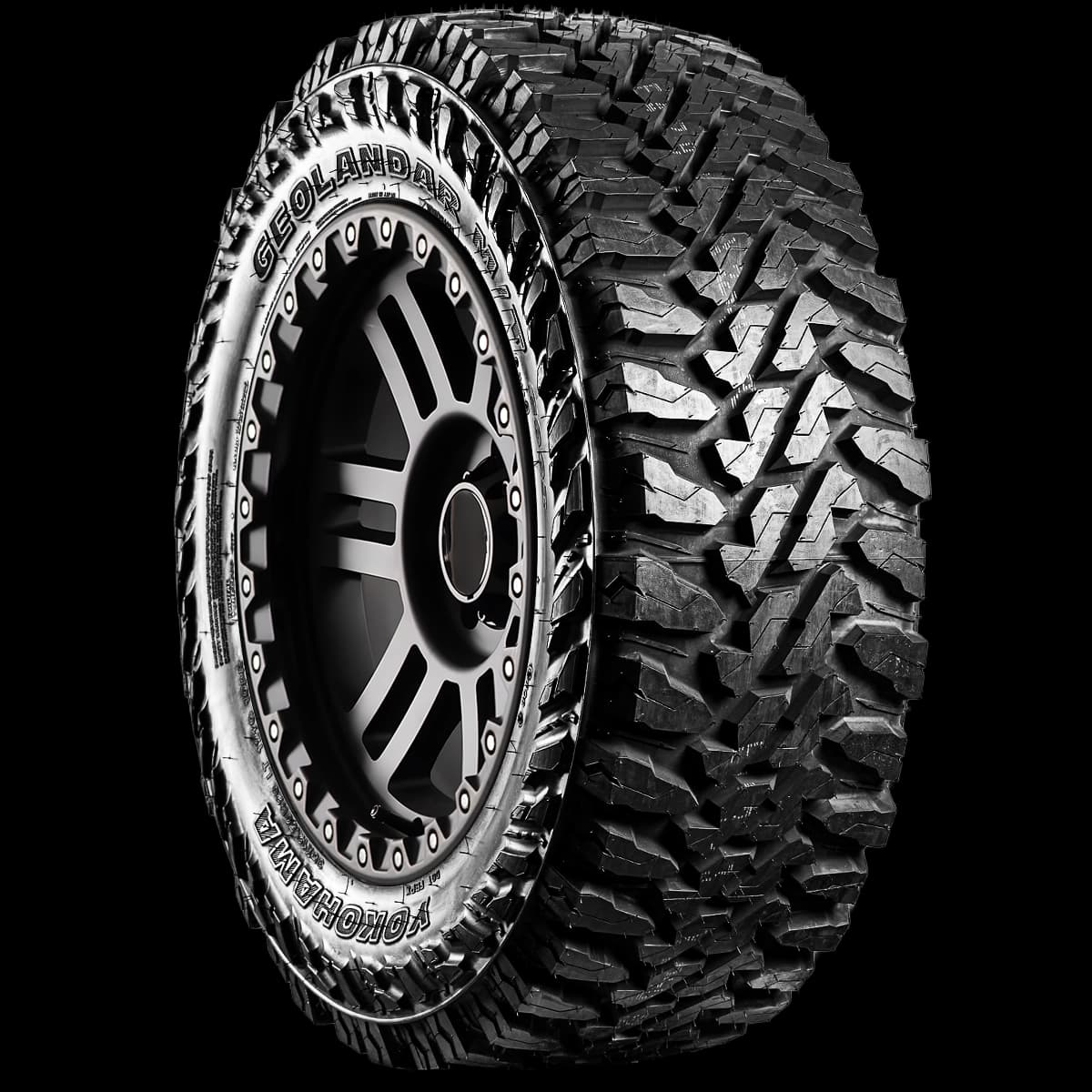 Yokohama Geolandar MT G003 20" angled tire