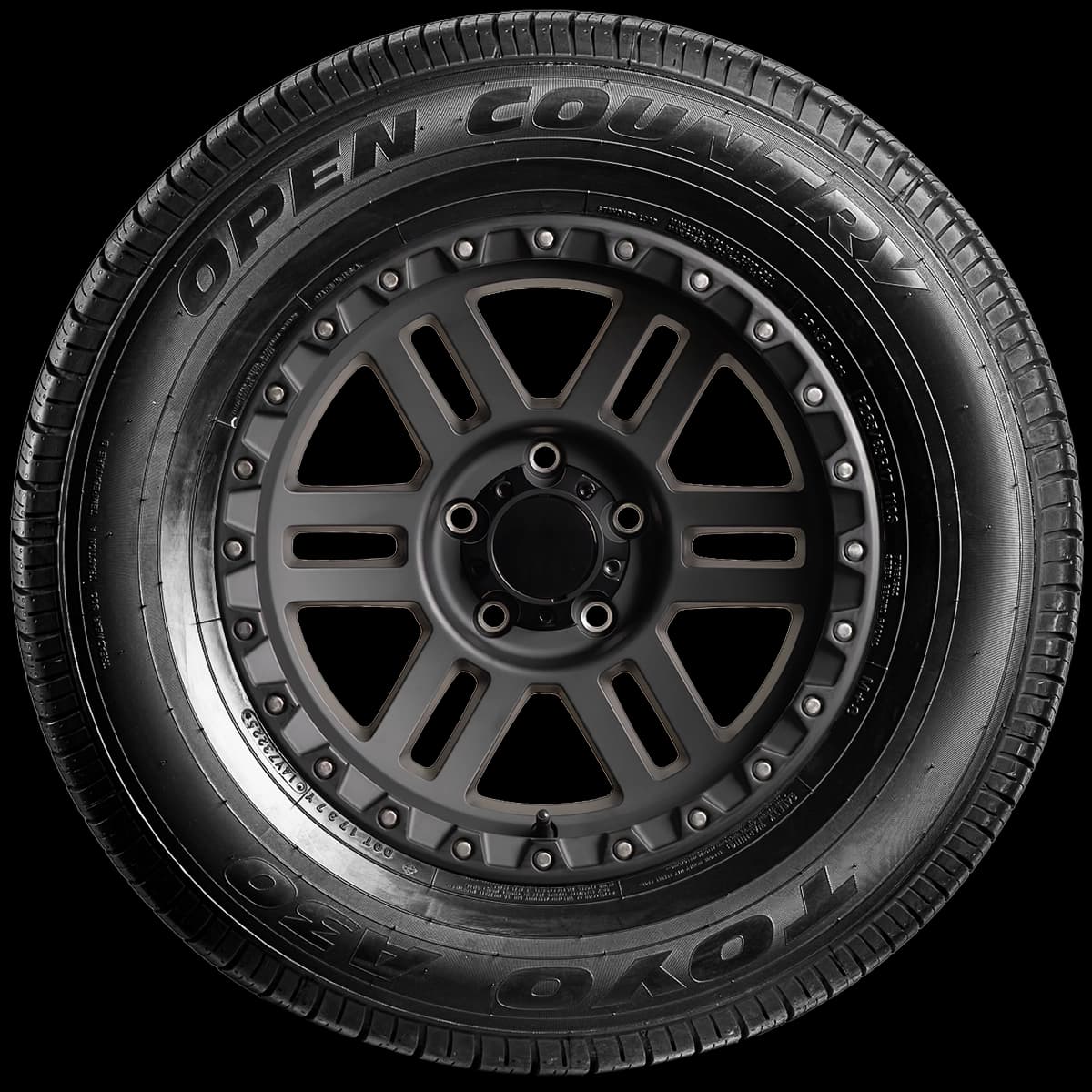 Toyo Open Country A30 17" side tire